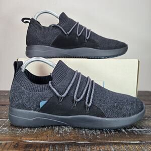 Vessi Cityscape Classic Womens Size 8 Lace Up Waterproof Shoes Storm Black
